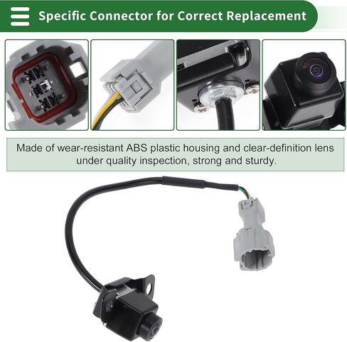 Motoforti Rear View Camera Park Assist Backup Camera for Hyundai Veloster 2012-2017, Model No. 95760-2V100 in Saudi Arabia