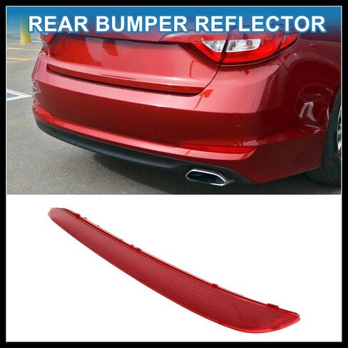 Rear Right Side Bumper Reflector No.92406C1000 Bumper Reflector Side Marker for Hyundai Sonata 2015-2017 Red Durable Material in Saudi Arabia