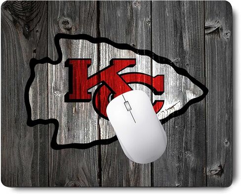 Wood Grain Design Sports Mouse Pad, Non-Slip Rubber Base Gaming Mousepad, Desk Accessories - Mouse Pads for Laptop, Office in Kuwait