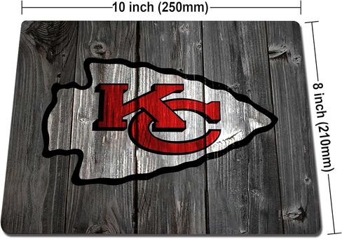 Wood Grain Design Sports Mouse Pad, Non-Slip Rubber Base Gaming Mousepad, Desk Accessories - Mouse Pads for Laptop, Office in Kuwait