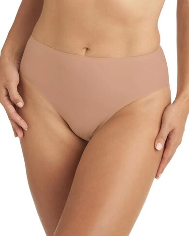 TC Fine Intimates Wonderful Edge Matte Microfiber Modern Hi-Cut Brief L, Rose Beige in Kuwait