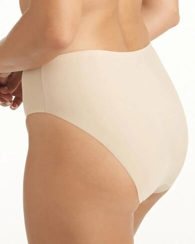 TC Fine Intimates Wonderful Edge Matte Microfiber Modern Hi-Cut Brief L, Rose Beige in Kuwait