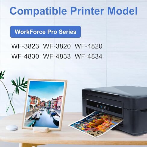 myCartridge SUPRINT Remanufactured Ink Cartridge Replacement for Epson 822XL Ink Cartridges Combo Pack 822 XL Works with Workforce Pro WF-3820 WF-3823 WF-4820 WF-4830 WF-4833 WF-4834 Printers (8 Pack) in Kuwait