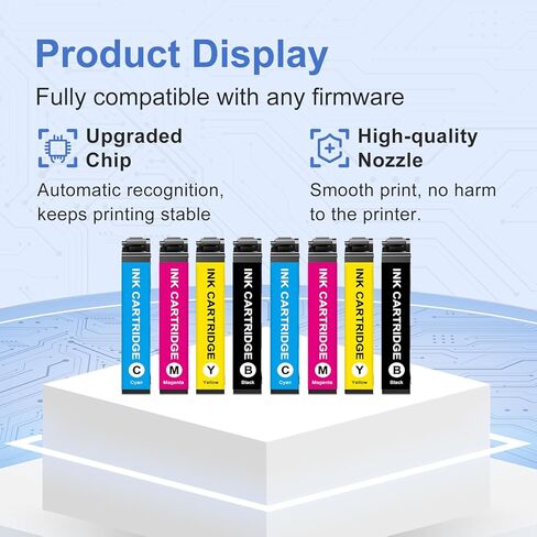 myCartridge SUPRINT Remanufactured Ink Cartridge Replacement for Epson 822XL Ink Cartridges Combo Pack 822 XL Works with Workforce Pro WF-3820 WF-3823 WF-4820 WF-4830 WF-4833 WF-4834 Printers (8 Pack) in Kuwait