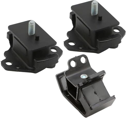 3PCS Engine Motor & Transmission Mount Kit Compatible with Tacoma T100 1994-2004 L4 2.4L 2.7L RWD 2WD Replace A4208 A2410 8164 2410 in Kuwait