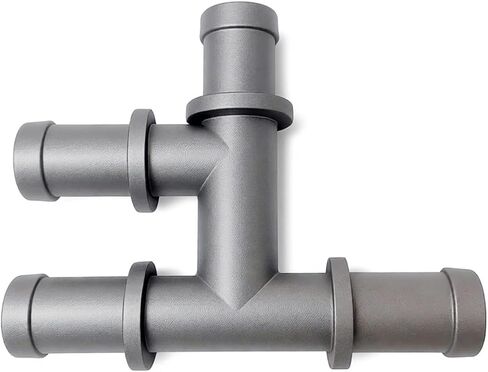 Upgraded Aluminum HVAC Heater Core Water Coolant Hose 4 Way Tube Tee Connector Compatible with Ford Transit 150 250 350 2020-2023 LK4Z-18B402-E LK4Z18B402E in Kuwait