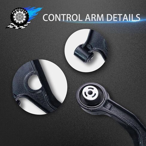 POWERGEAR 12 قطعة ذراع التحكم K641333 K641334 طقم التعليق السفلي الأمامي مع وصلة كروية قضيب ربط قضيب Sway بديل لرحلة دودج 2009-2020 in Kuwait