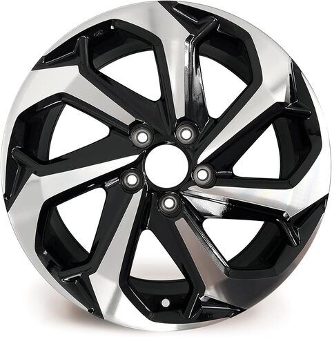 SET OF 4 NEW 17" 17x7.5 Alloy Wheels for Honda Accord 2016 2017 Machined Black OEM Design Replacement Rim in Kuwait