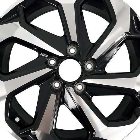 SET OF 4 NEW 17" 17x7.5 Alloy Wheels for Honda Accord 2016 2017 Machined Black OEM Design Replacement Rim in Kuwait