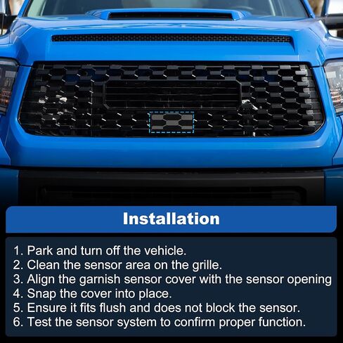 غطاء مستشعر الرادار للشبكة الأمامية لسيارة Toyota Tundra TRD PRO 2018 2019 2020 2021 غطاء مستشعر TSS للشواية رقم 5314134010/9018306044 in Saudi Arabia
