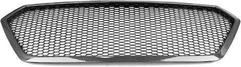 Front Bumper Grille Grill Mesh Guard For Subaru Legacy Outback 2015-2017 Matte Black Gloss Black Carbon Fiber Look in Saudi Arabia