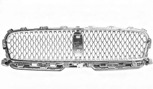 JOLONG Front Bumper Grille W/O Camera Hole Fit for Lincoln Continental 2017-2020 Bumper Hood Grill Replacement For GD9Z8200AA (Chrome) in Saudi Arabia