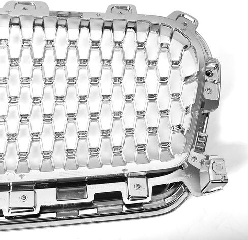 JOLONG Front Bumper Grille W/O Camera Hole Fit for Lincoln Continental 2017-2020 Bumper Hood Grill Replacement For GD9Z8200AA (Chrome) in Saudi Arabia