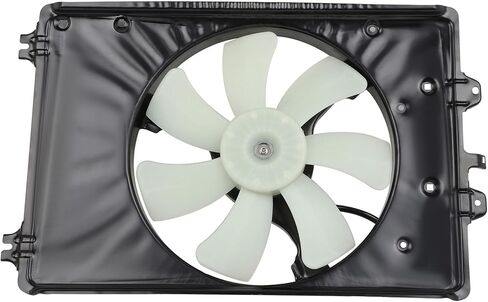 SCITOO Auto Cooling Fan Assembly x1 & Cooling Fan Assembly x1 Compatible with 2009-2015 for Honda for Pilot 3.5L, Engine Cooling Fan Assembly Replacement in Saudi Arabia