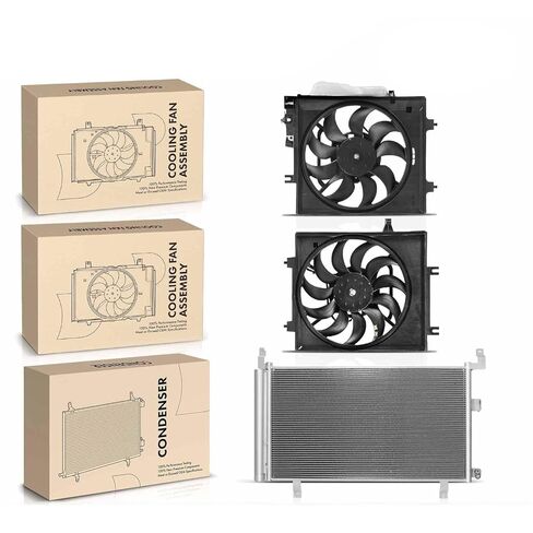 Replacement Parts for AC Condenser&Cooling Fan Assembly Kit for Subaru Forester 2019-2021 H4 2.5L Mod-A58PP-96309 in Saudi Arabia