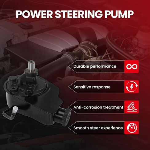 MOCA Power Steering Pump fits For Cadillac 2001-2002 Tahoe LS 5.3L, 4.8L, 2001-2002 Chevrolet Tahoe LT 5.3L, 4.8L, For GMC 1999-2000 Yukon Denali 5.7L, 2000-2002 Yukon XL 1500 SLE SLT 5.3L in Saudi Arabia