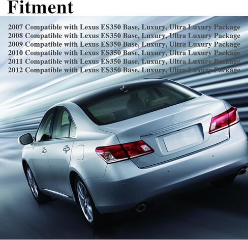 Driver Side Bottom Leather Perforated Seat Cover Gray #LA15 LB15 Compatible with Lexus ES350 2007 2008 2009 2010 2011 2012 in Saudi Arabia