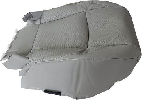 Driver Side Bottom Leather Perforated Seat Cover Gray #LA15 LB15 Compatible with Lexus ES350 2007 2008 2009 2010 2011 2012 in Saudi Arabia