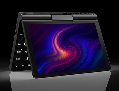 Pocket 3 Mini Laptop 8" Touch Screen Aluminum Shell UMPC Win 11 Home OS Pentium Gold 7505 16GB/512GB (Amber Black) in Kuwait