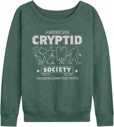 رسالة فورية - Cryptid Society - سويت شيرت FRENCH TERRY للسيدات in Saudi Arabia