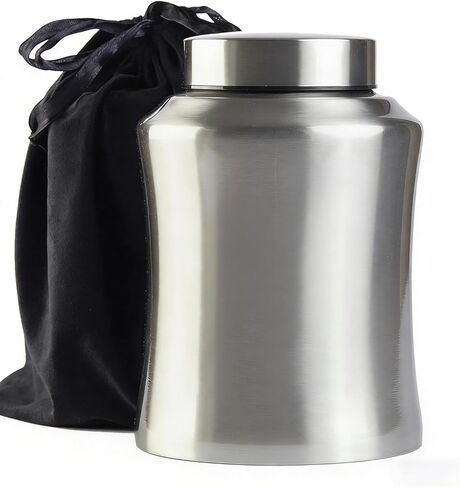 Urns for Ashes Adult Male Female Funeral Burial Keepsake Large Cremation Urns Human Remains Ashes Black Stainless Steel Up to 160lbs in Kuwait
