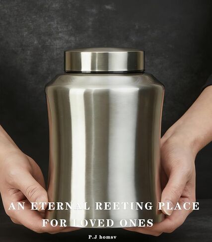 Urns for Ashes Adult Male Female Funeral Burial Keepsake Large Cremation Urns Human Remains Ashes Black Stainless Steel Up to 160lbs in Kuwait