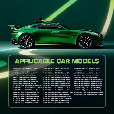 New Starter for Kawasaki FH721V FH680V FH641V FH601V FH500V for John Deere Tractor 325 335 GT245 LX277 LX280 | Replaces 21163-7002, 21163-7014, 21163-7026,435-012 0.6KW 9-Teeth Starter Motor in Kuwait