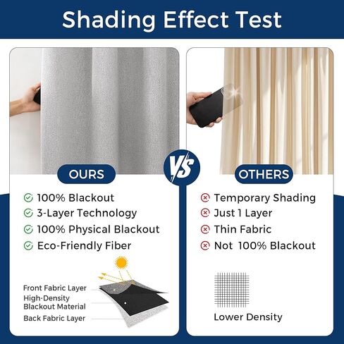 Foxdecor Adhesive Blackout Curtains for Bedroom Living Room 36 Inches Long, No Drill Window Blinds, Thermal Insulated & UV Protection, Light Blocking Drapes 1 Panel. (Sage Green, 35" W x 36" L) in Saudi Arabia