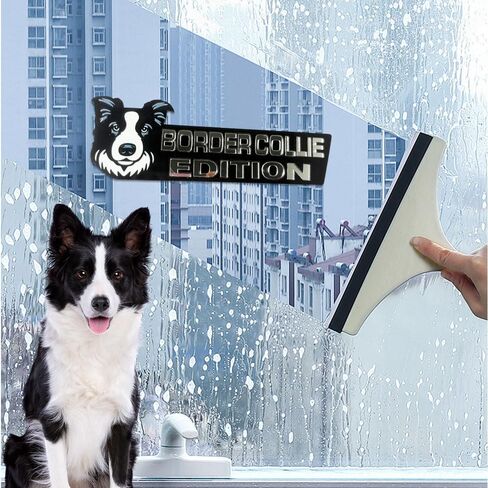 Dog Edition Car Badges Laser Cutting Car Vehicle Emblem,3D Car Badge Automotive Decals Stickers Funy Animal Decor Car Accessories Gifts for Car Truck Rv Boat Exterior Decoration (Border Collie) in Kuwait