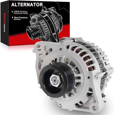 Upgraded New Alternator for:-Nissan Sentra BASE CA GXE S XE 1.8L L4 GAS 2002 2003 2004 2005 2006, 12V 80Amp 6Grooves, Performance Replacement OE # 23100-4Z400, 13937, 23100-AU000 in Kuwait