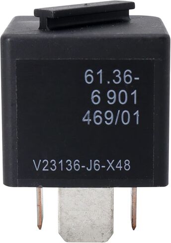 HiSport 12VDC 4 Pin Automotive Power Relay Multi Use V23136-J6-X48 61366901469 for E90 E91 E92 E93 CAS Module Compatible with BMW Cooper in Saudi Arabia