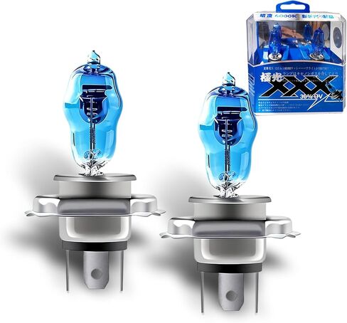 2 PCS H7 Bulbs, 12V 100W 6000K Super Bright High/Low Beam Lamp Bulbs/Fog Light, 360-degree Blind Spot-free Lighting, Plug and Play Multi-functional Halogen Lamp, for Most Car (White #H7) in Kuwait