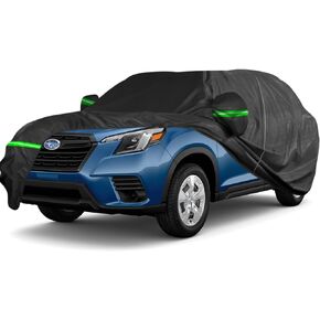 غطاء سيارة Subaru Forester 2009-2023، غطاء خارجي للحماية من أشعة الشمس فوق البنفسجية والغبار والثلج، مقاوم للماء 190T لجميع الأحوال الجوية مع باب بسحاب