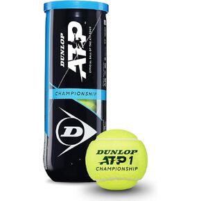 DUNLOP Tennis Ball ATP Championship – for Clay, Hard Court and Grass (1 x 3 Pet)