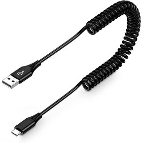 Retractable Car Charger Type C Cord 3FT for Samsung Galaxy S24 S24Ultra S24+ S23 S22 S21 S20 A15(5G) A14 A03s A73 A54 A53, Android Auto USB C Cable Coiled Fast Charging for iPhone 15, Google Pixel 8