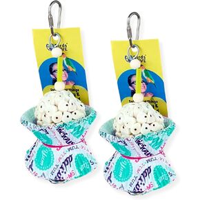 Birds LOVE Hanging Sola Balls Yum Yum with Hanging Bell (Single Sola Ball, 2.00)