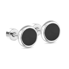 Blue Turquoise Flat Screw Back Cartilage Earrings for Women,Stainless Steel Helix Studs Minimalist Piercing Jewelry Gifts Hypoallergenic Stud Earringsfor Girls Mom Wife Girlfriend (Silver)