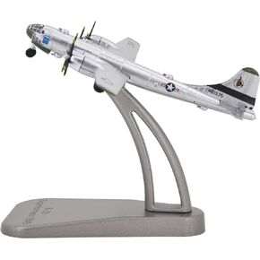 TANG DYNASTY 1:144 B-29 Superfortress Bomber with Atomic Bomb Metal Plane Model,U.S Air Forces 1945, Military Airplane Model,Diecast Plane,for Collecting and Gift