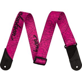 Jackson White Logo Strap, Black, 2in