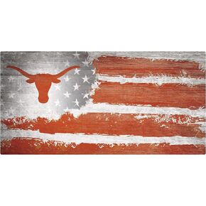 لافتة علم جامعة تكساس للجنسين من Fan Creations NCAA Texas Longhorns، لون الفريق، 6 × 12