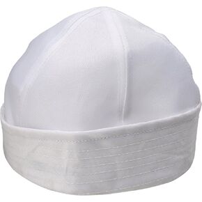 Rhode Island Novelty Sailor Hat Navy Costume Cap Popeye Gilligan Doughboy, One Size, White