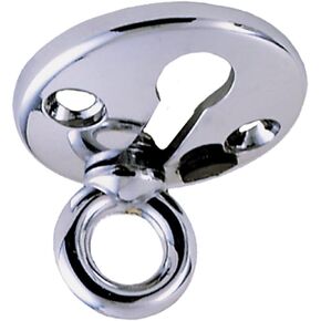 Perko 1299DP0CHR Chrome-Plated Fender Lock - 3/8" Eye x 1-1/2" OD Flange
