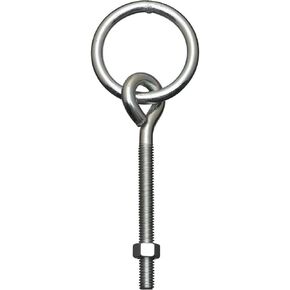 National Hardware N220-624 2061BC Rings with Eye Bolts, Nuts in Zinc plated