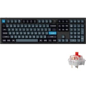 Keychron Q6 Pro Full Metal QMK/VIA Custom Wireless Bluetooth/USB-C Mechanical Keyboard, Full Size 108-Key Programmable Knob RGB Backlit Hot-Swappable K Pro Banana Switch for Mac Windows Linux-Black