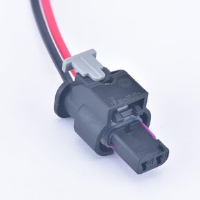 2 Pin auto Fuel Injector Connector Wires Waterproof Impact Sensor Plugs for VW Audi 1-1718643-1 4F0973702