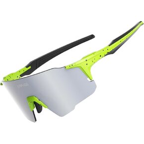 نظارات KAPVOE لركوب الدراجات نظارات شمسية رياضية مستقطبة البيسبول والدراجات الجبلية والجري MTB Triathlon Golf للرجال والنساء