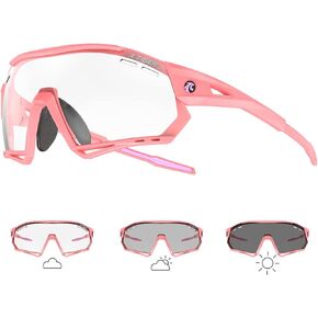 نظارات X-TIGER لركوب الدراجات فوتوكروميك للرجال والنساء نظارات شمسية رياضية شفافة لدراجة MTB والبيسبول والجري للحماية من الأشعة فوق البنفسجية in Kuwait