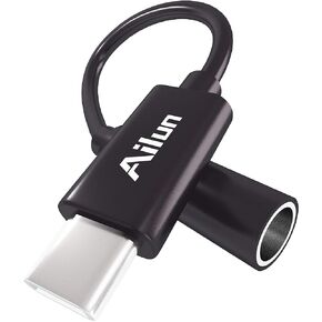 محول صوت Ailun USB C إلى 3.5 مم عالي الدقة من النوع C ذكر إلى أنثى مقبس Aux ستيريو سماعة رأس دونجل محول سلك كابل لأجهزة USB C in Kuwait