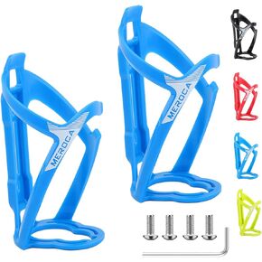Cycles Bike Water Bottle Cage,Durable Ultralight Plastic Water Drink Holder Rack,Lightweight PC Water Bottle Holder for Bicycle,Cycling Bottle Cages for MTB,Road Bike,Mountain Bike,2 Pack (Black)