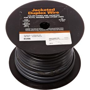 East Penn Deka (03206) 100' 14-2 Gauge Jacketed Wire,Black